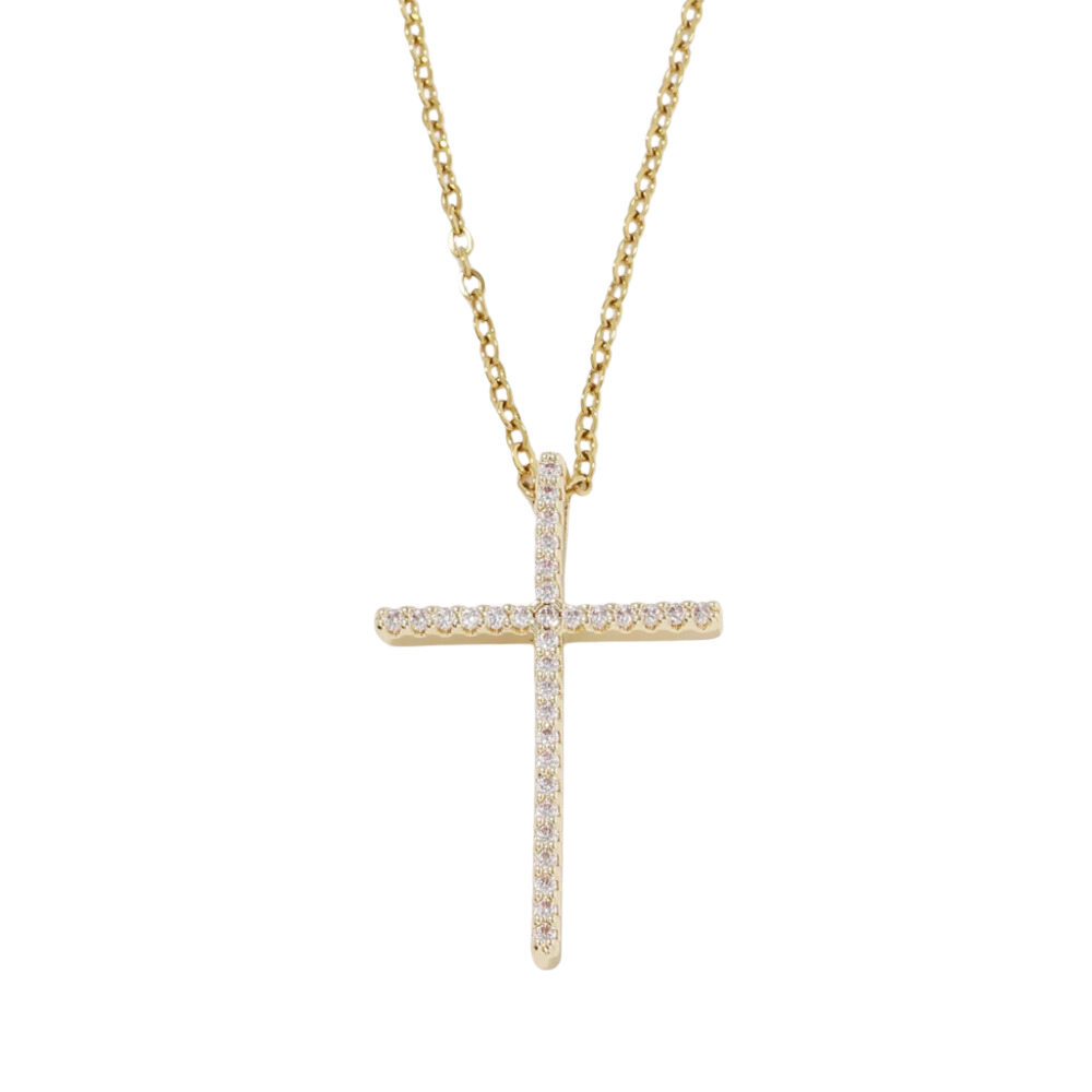 Collana Proverbi - oro / pietre bianche