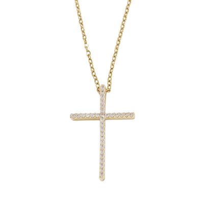 Collana Proverbi - oro / pietre bianche