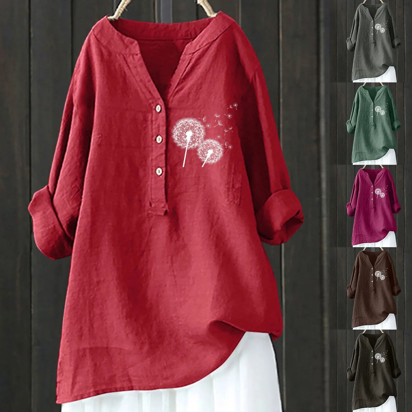 Xai - Vintage Blumen druck Blusen