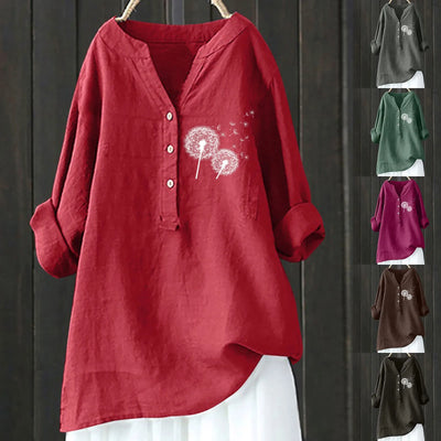 Xai - Vintage Blumen druck Blusen