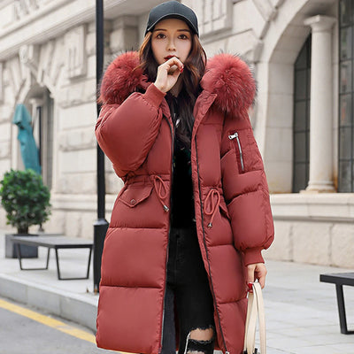 Holly - Warme Pufferjacke mit Fell (vegan)