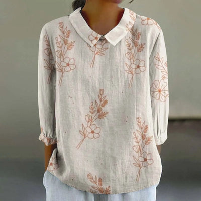 Saia - Bunte Leinen Top
