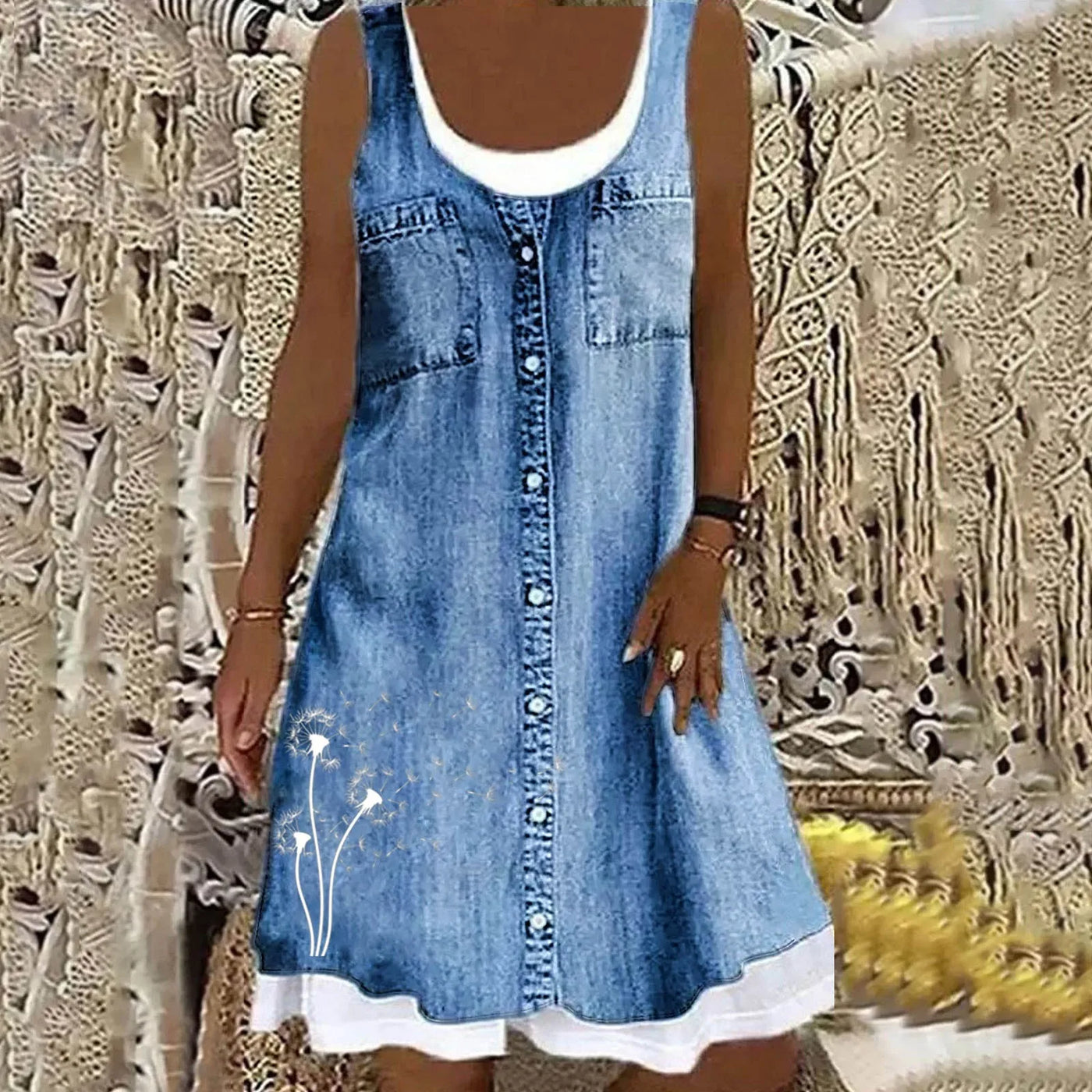 Sofia™ | Weiches und elegantes Jeanskleid