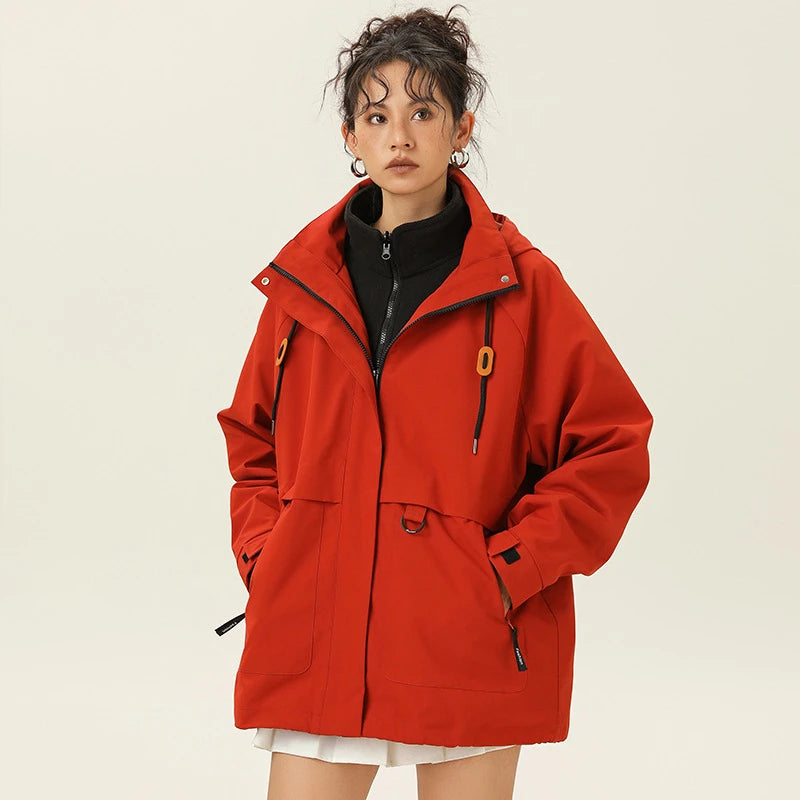 Jillian - Lange wasserdichte Wanderjacke