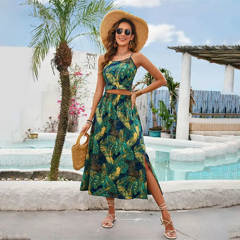 Pamida - Boho Chic zweiteilige Sommer-Highlight mit Print