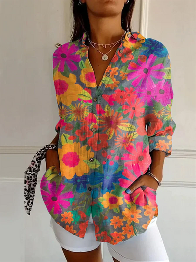 Rosanna - Bequemes Blusenshirt mit Blumen