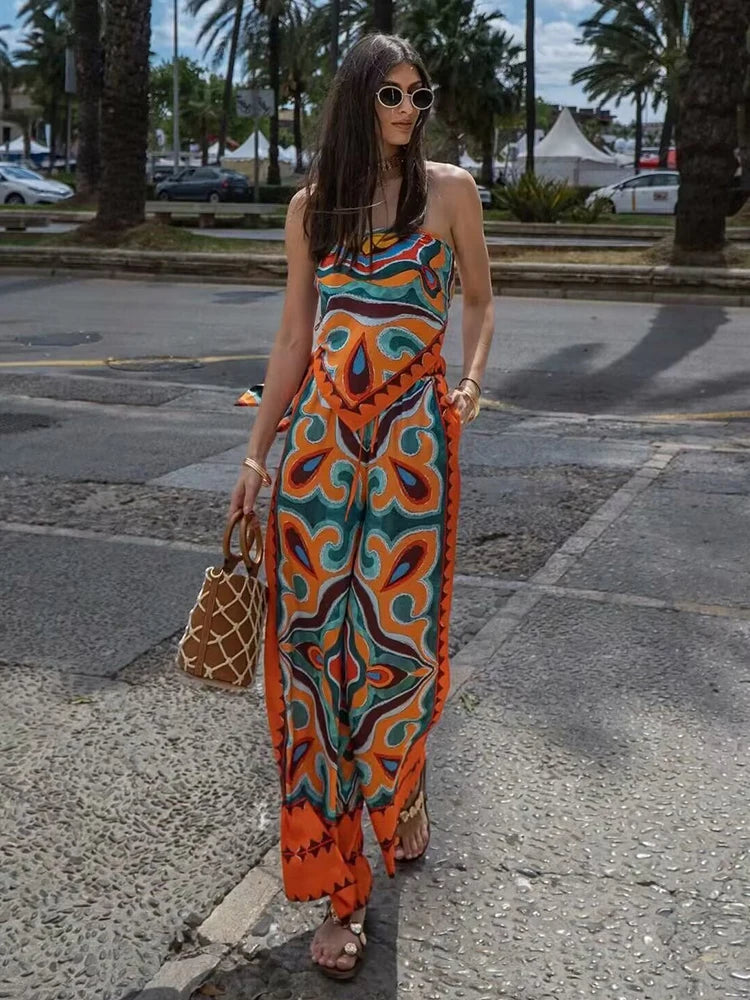 Emma - Vintage Frauen Lose Boho Set
