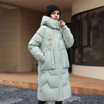 Holly - Warme Pufferjacke mit Fell (vegan)
