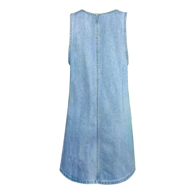 Sofia™ | Praktisches und leichtes Sommerkleid aus Denim