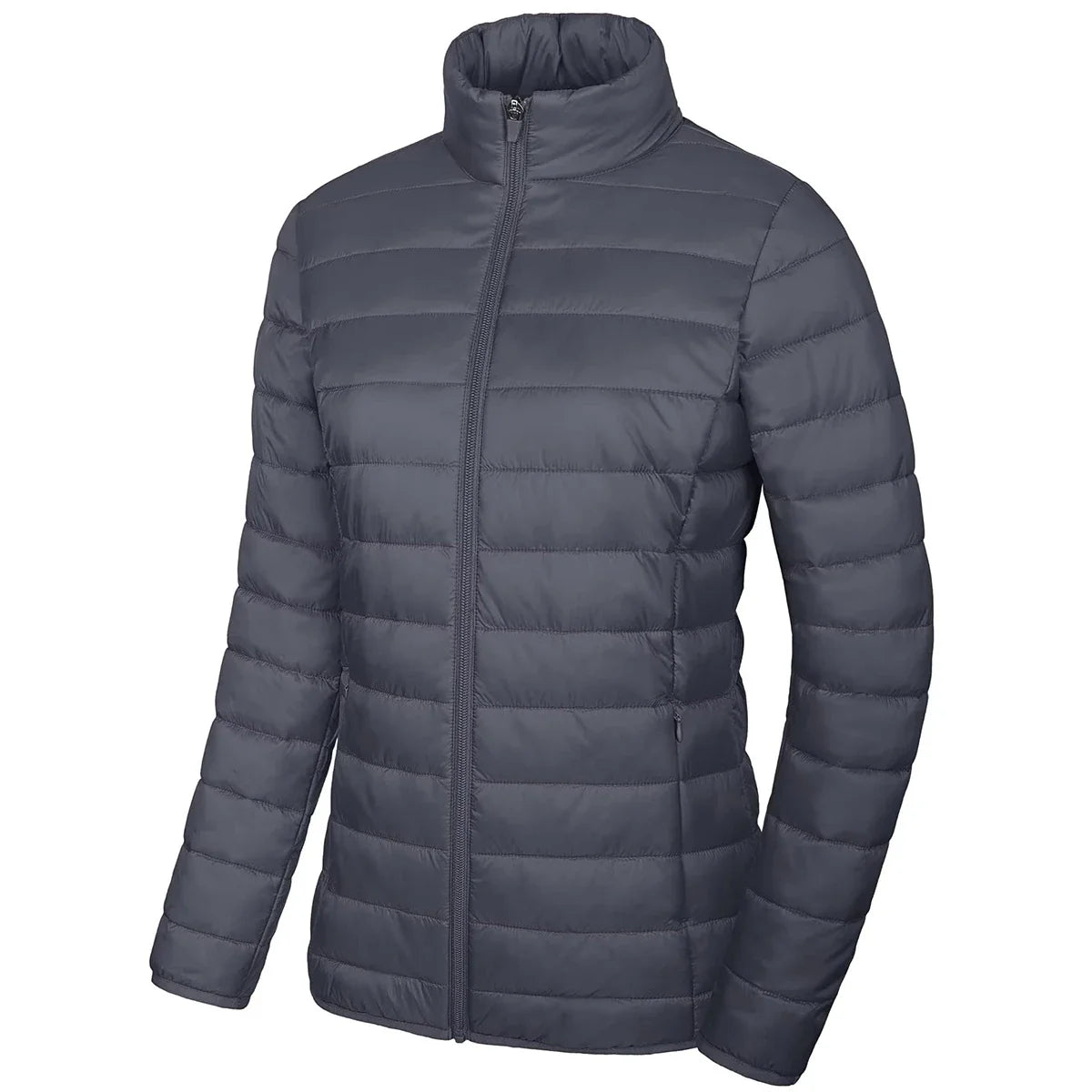 Hala - Puffer jacket with ribbed trim