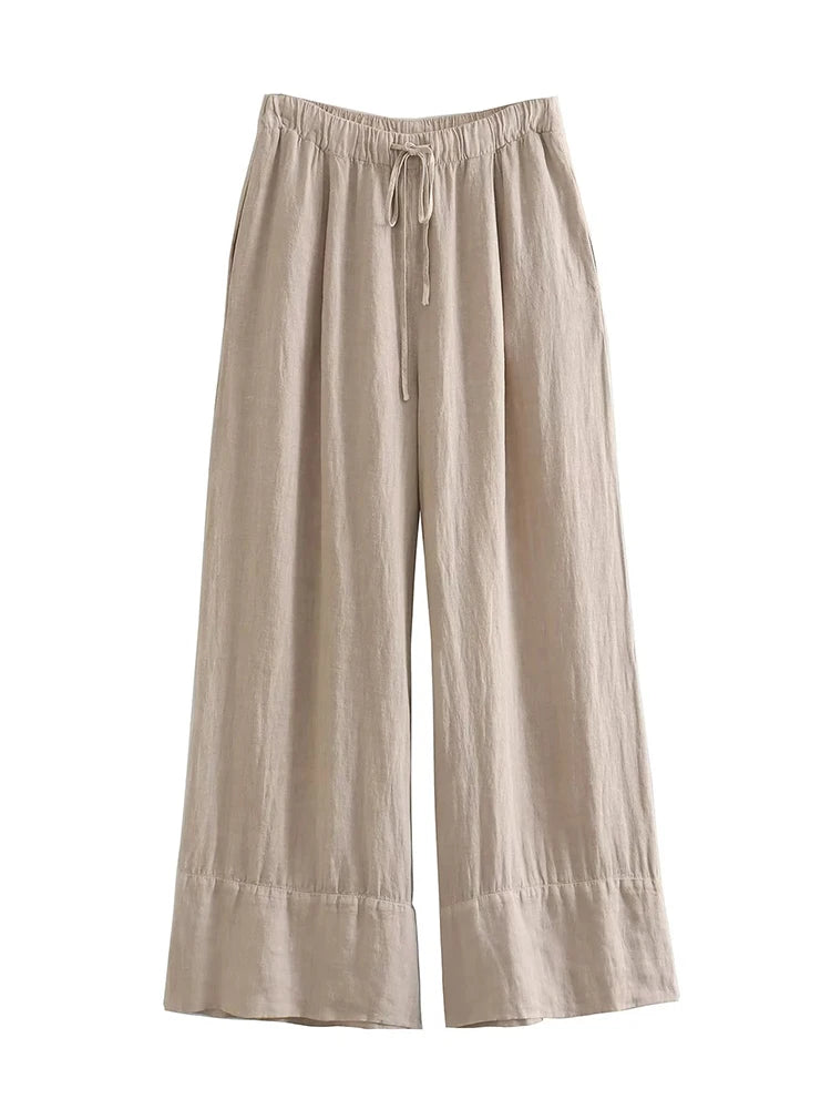 Sara - Boho Set Mit Leinen Hose