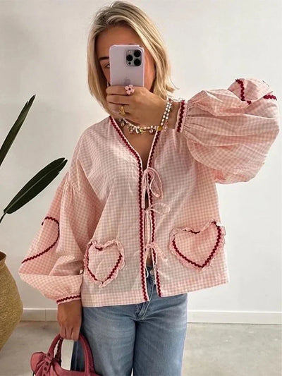 Isabelle™ – Elegante herzförmige Bluse