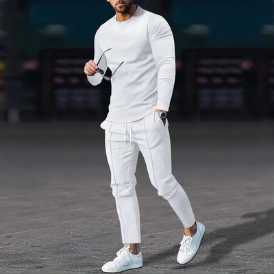 "Minimalist Pro" - set autunnale da uomo in tinta unita