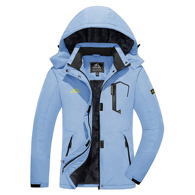 Helena - Lange wasserdichte Wanderjacke mit abnehmbare Kapuze - Unisex