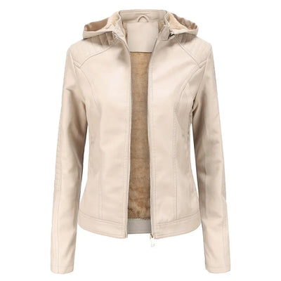 Fiona - Elegante Leder-Motorjacke