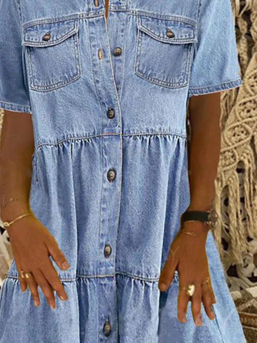 Sofia® | Boho Denimkleid