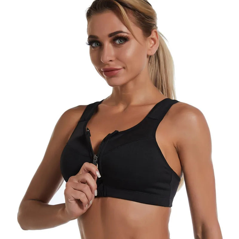 Nadine | Sportliches Crop-Top mit Push-Up-BH – Für Fitness und Gym