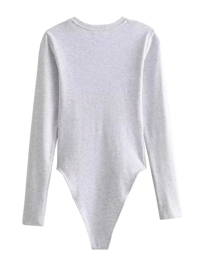 Zina | Schlanker Jumpsuit mit Rundhalsausschnitt & langen Ärmeln – Weich und Lässig