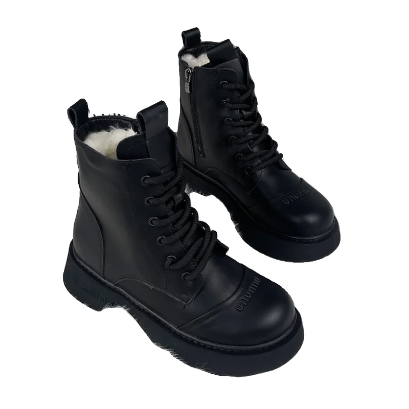 Dinanda - Komfortstiefel aus Leder mit Wollinterieur