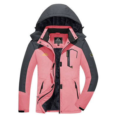 Helena - Lange wasserdichte Wanderjacke mit abnehmbare Kapuze - Unisex