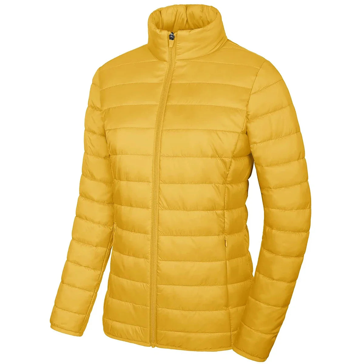 Hala - Puffer jacket with ribbed trim