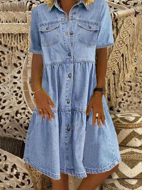 Sofia® | Boho Denimkleid