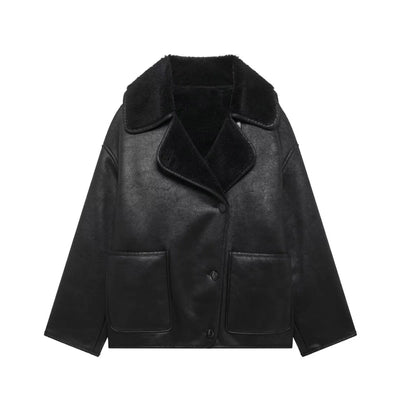 Hirella - Lederjacke mit Taschen