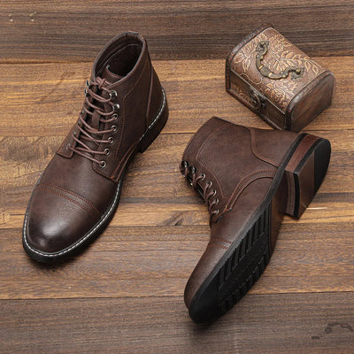 Gert | Vintage Cap-Toe Derby Stiefel