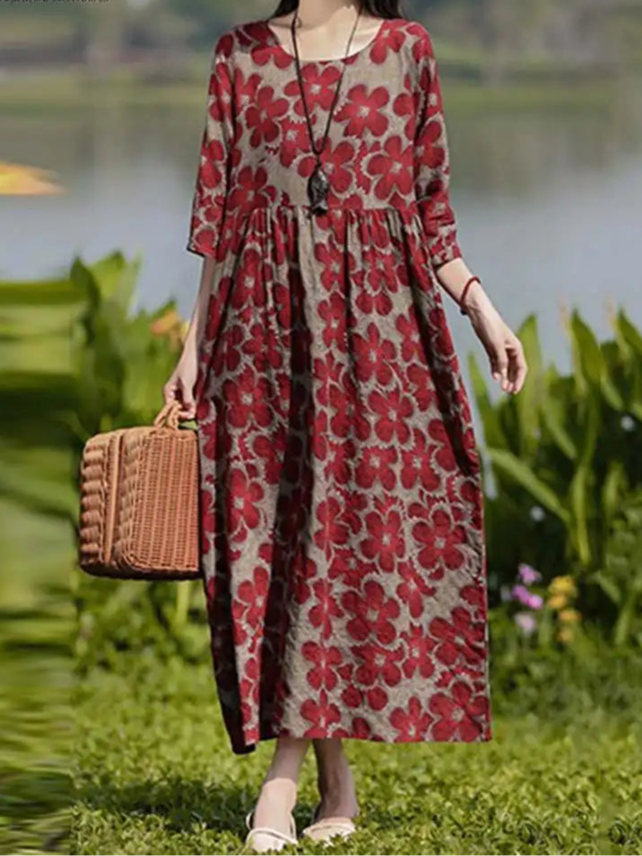 Ameli - Lang Blumenkleider