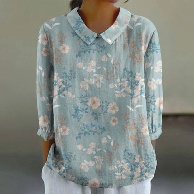 Saia - Bunte Leinen Top