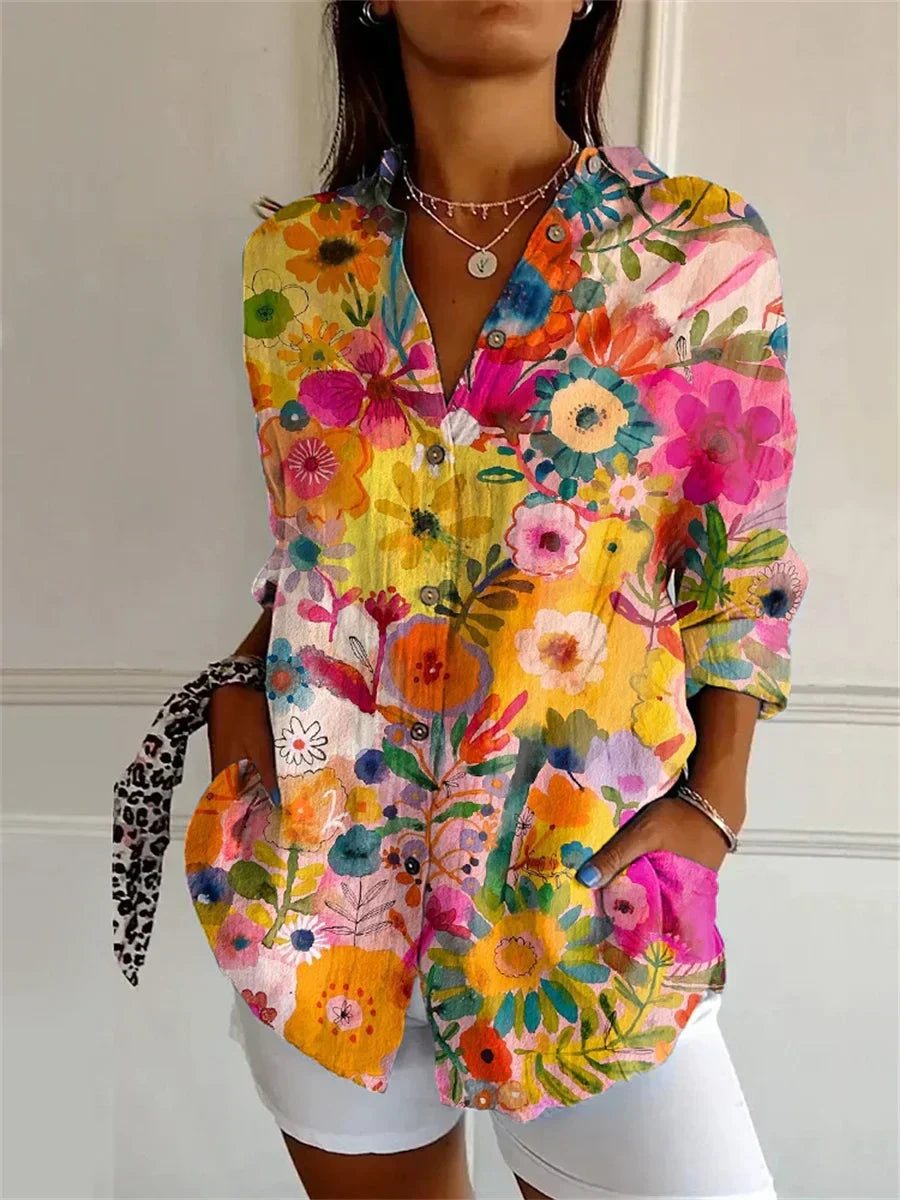 Rosanna - Bequemes Blusenshirt mit Blumen