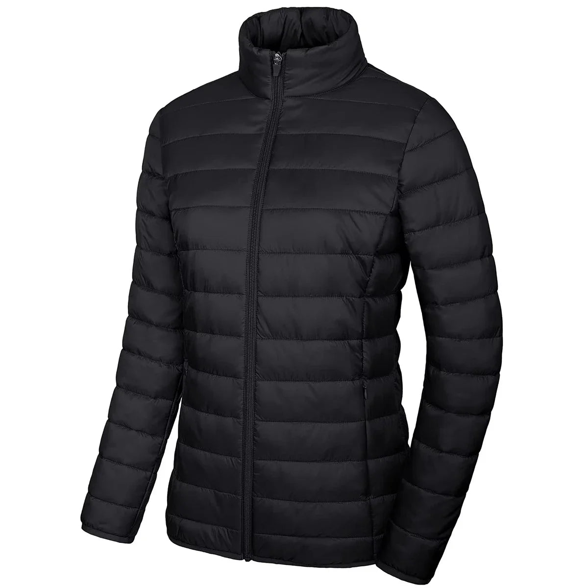 Hala - Puffer jacket with ribbed trim