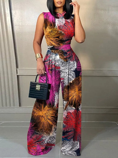 Vi - Bequemer Jumpsuit mit weitem Bein