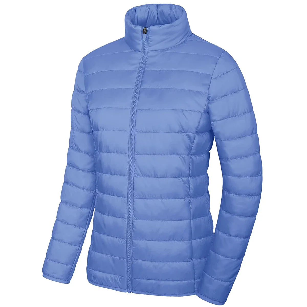 Hala - Puffer jacket with ribbed trim