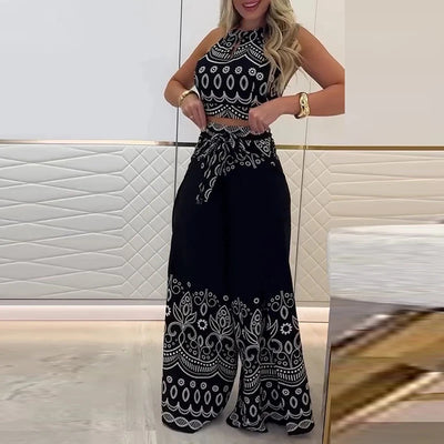 Salia - 2-Teilig Boho-Outfit mit Druck