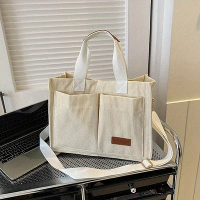 BRIELLE™ | SAC À MAIN EN VELOURS CÔTELÉ