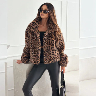 Chloe | Leopard-Print-Jacke