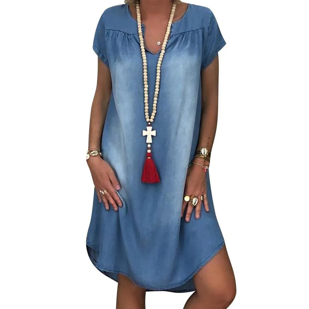 Sofia™ | Lässiges Sommerkleid aus Denim