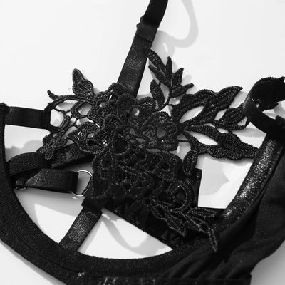 Elena | Set di lingerie francese 3 pezzi