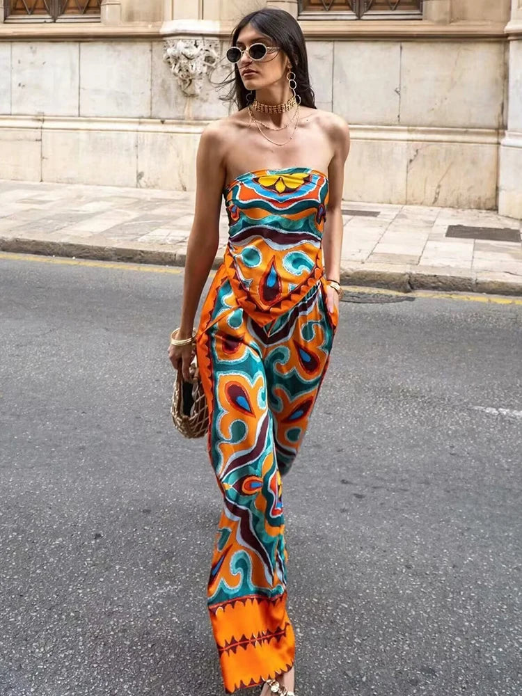 Emma - Vintage Frauen Lose Boho Set
