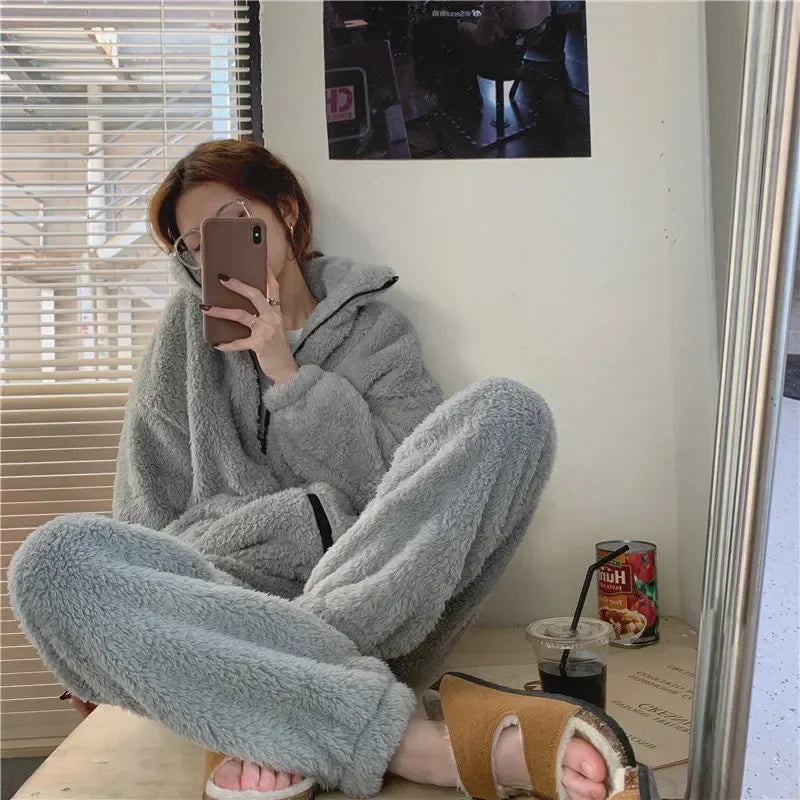 Ameli - Pyjama aus Wolle für Frauen