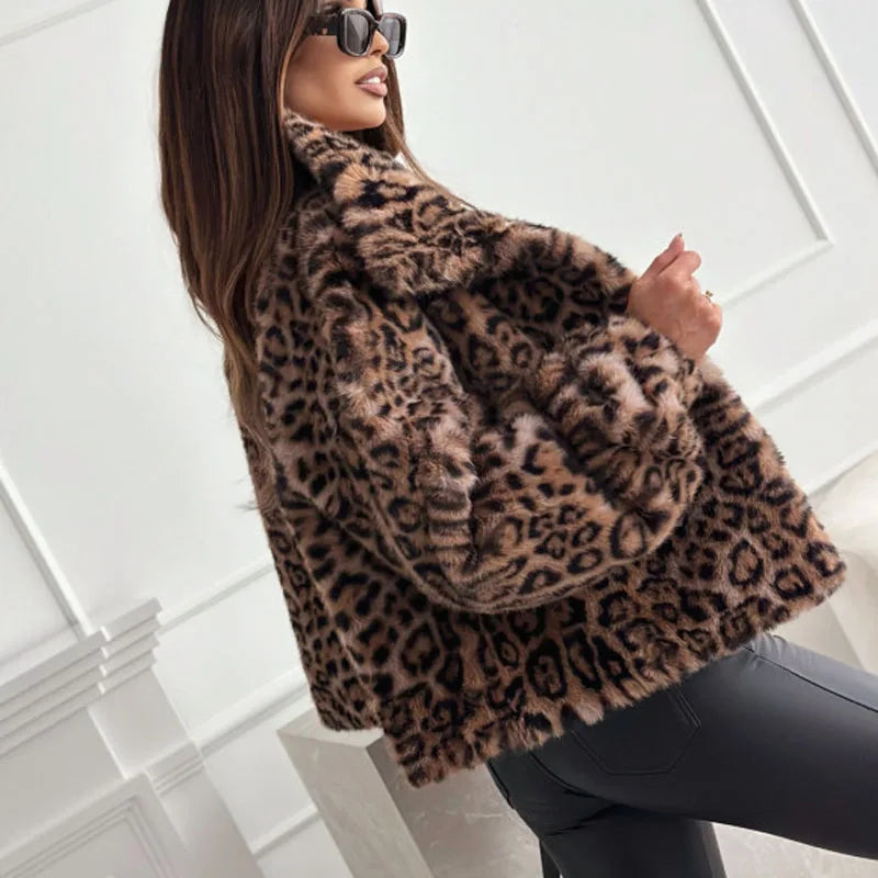 Chloe | Leopard-Print-Jacke