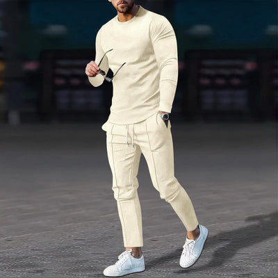 "Minimalist Pro" - set autunnale da uomo in tinta unita