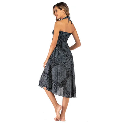 Nathalie - Langer Rock mit Druck
