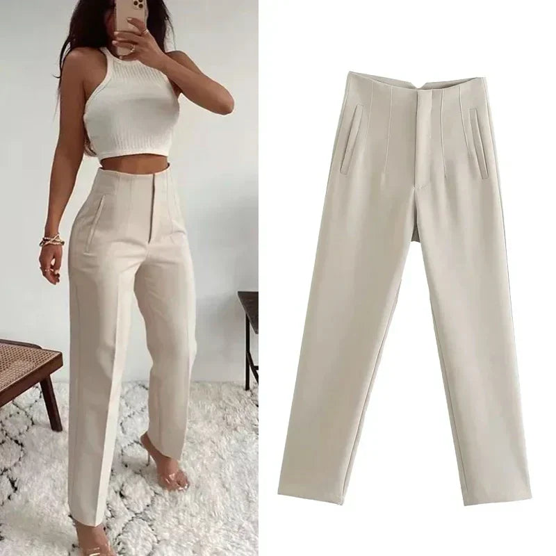 Alma | Hoch taillierte Hosen