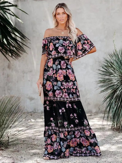 Berna - Lang Blumenkleider