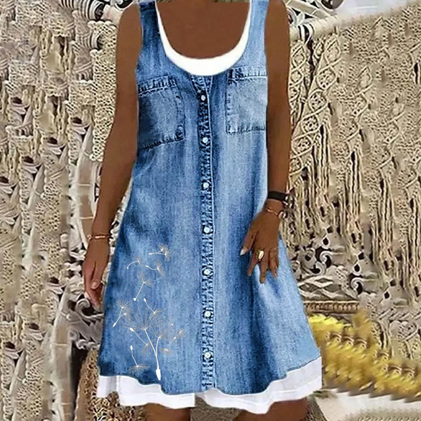 Sofia™ | Weiches und elegantes Jeanskleid