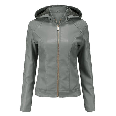 Fiona - Elegante Leder-Motorjacke