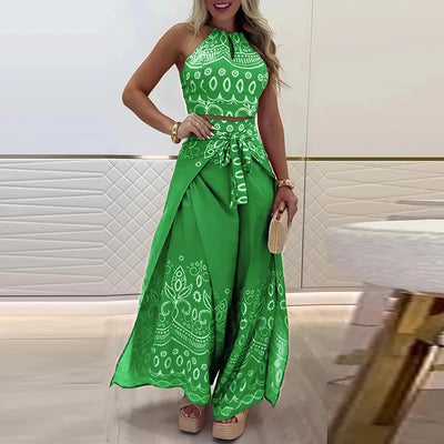 Salia - 2-Teilig Boho-Outfit mit Druck