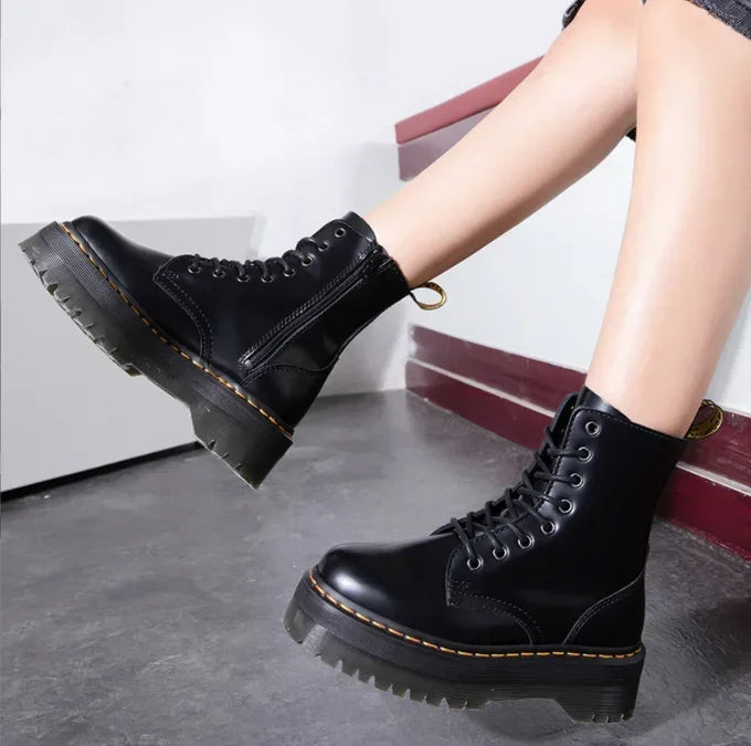 Sherry | Solide Stiefel aus echtem Leder